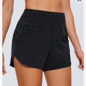 Crz yoga shorts size medium arctic plum color